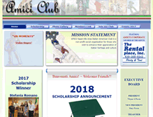 Tablet Screenshot of amiciclub.org